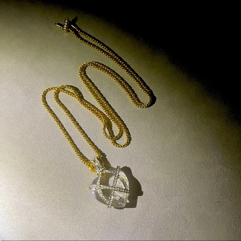 Swarovski Crystal Heart Long Necklace - Picture 4 of 6